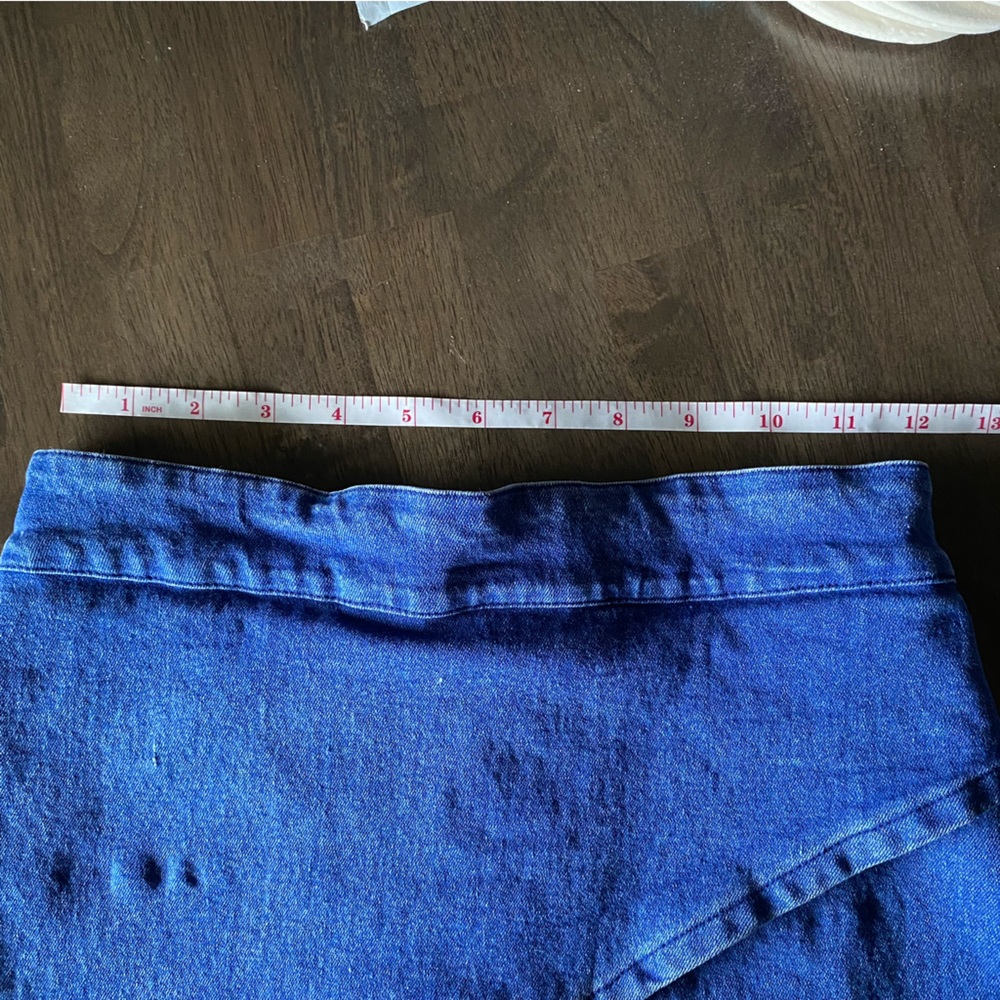 Brandy Melville Denim wrap audrey skirt - Picture 5 of 7